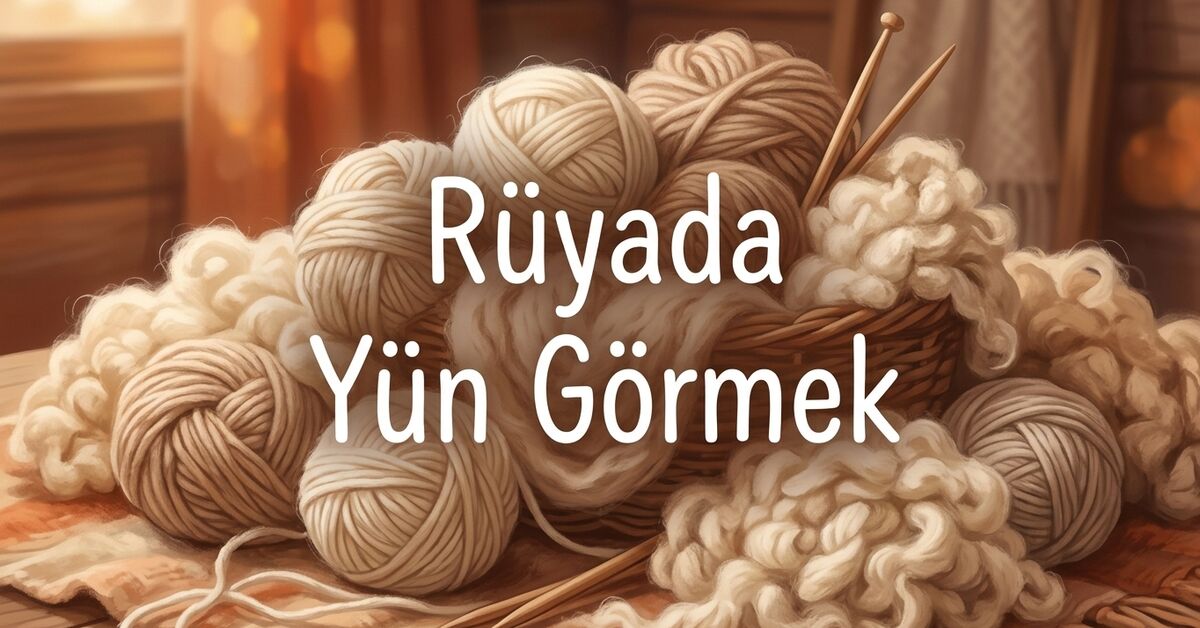 Rüyada yün görmek ne anlama gelir? Temiz, kirli ve renkli yün tabiri