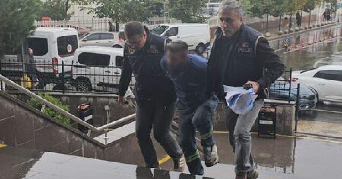 Tekirdağ bayrak provokasyonunda şüpheli Y. T. adliyeye sevk edildi