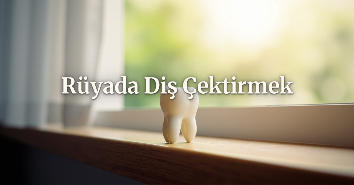 rüyada diş çektirmek ne anlama gelir?