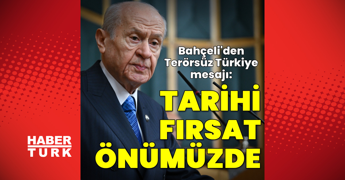 Devlet Bahçeli'den TBMM grup toplantısında önemli açıklamalar