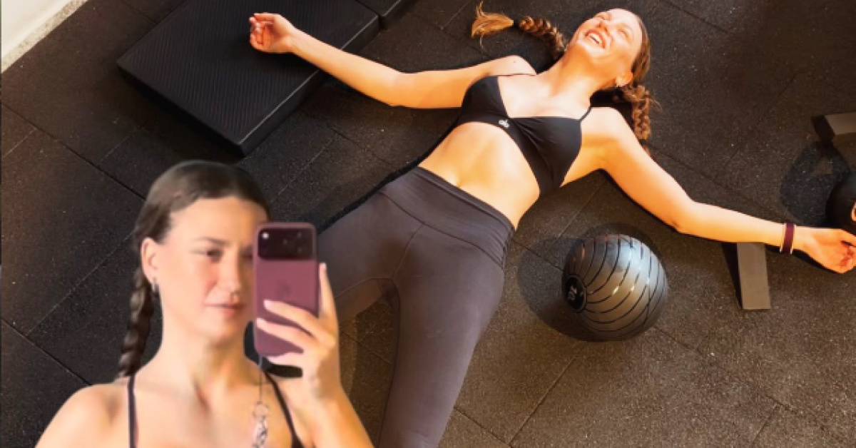 Serenay Sarıkaya'nın spor paylaşımı sosyal medyada ilgi gördü