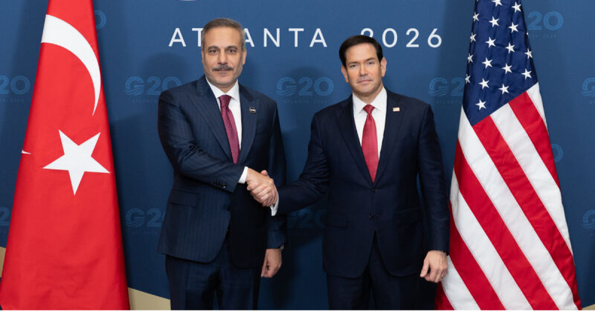 Bakan Fidan, ABD Dışişleri Bakanı Rubio ile Atlanta'da G20'de Görüştü
