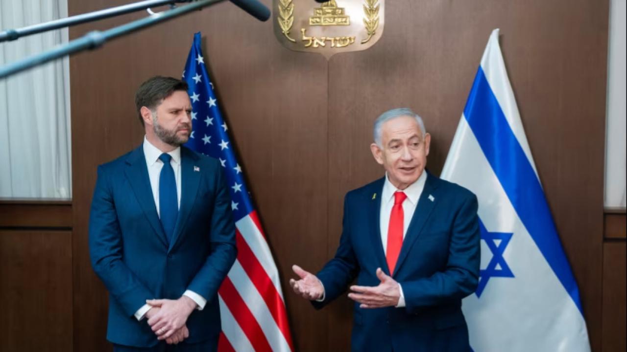 JD Vance Netanyahu’nun yeniden seçilmesine destek vermedi