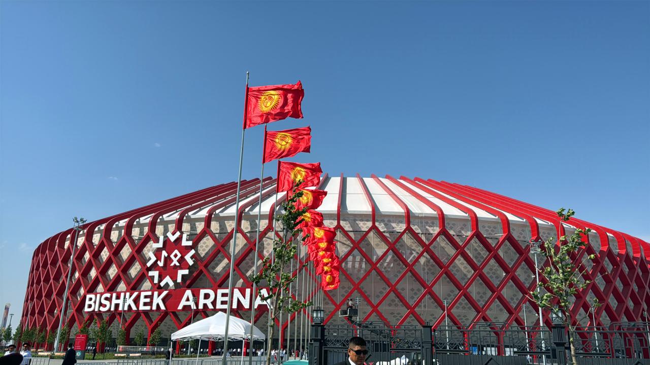 Kırgızistan'da 51 bin kişilik Bişkek Arena Stadyumu açıldı
