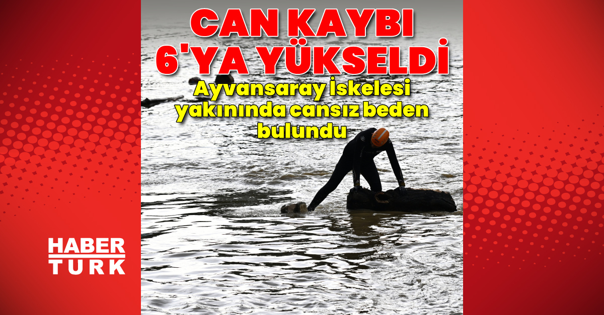 İstanbul sel felaketi: Ayvansaray'da cansız beden bulundu