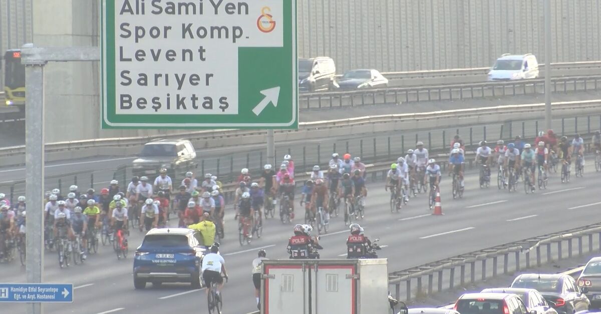 İstanbul'da bisiklet yarışı ve koşu nedeniyle yollar kapandı