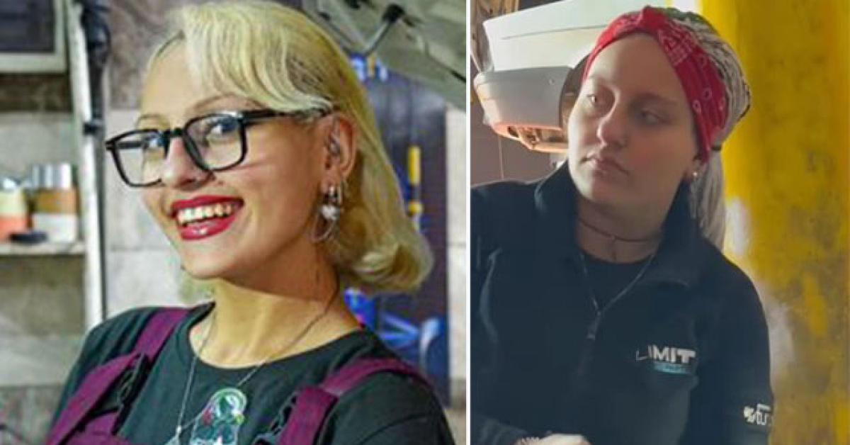 Ankara'da oto sanayide çalışan Mia Uyanık bir yılda 50 kilo verdi