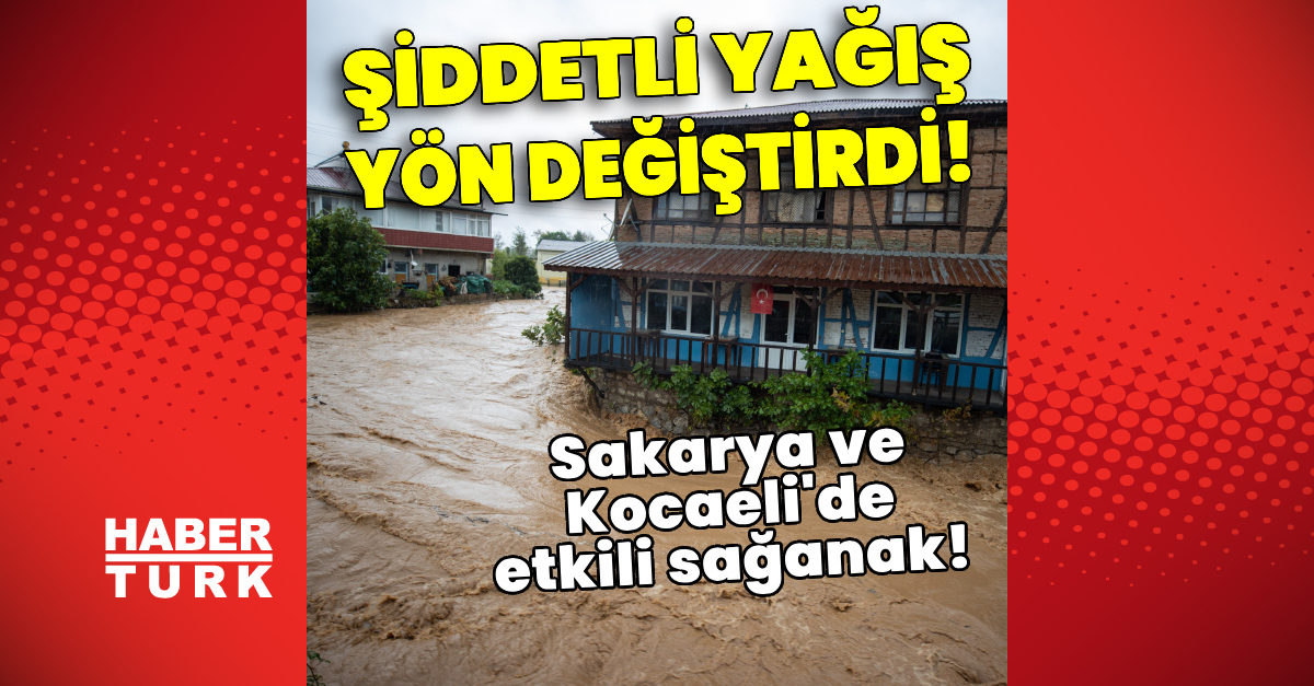 Sakarya, Kocaeli ve Bursa'da Şiddetli Sağanak Yağış
