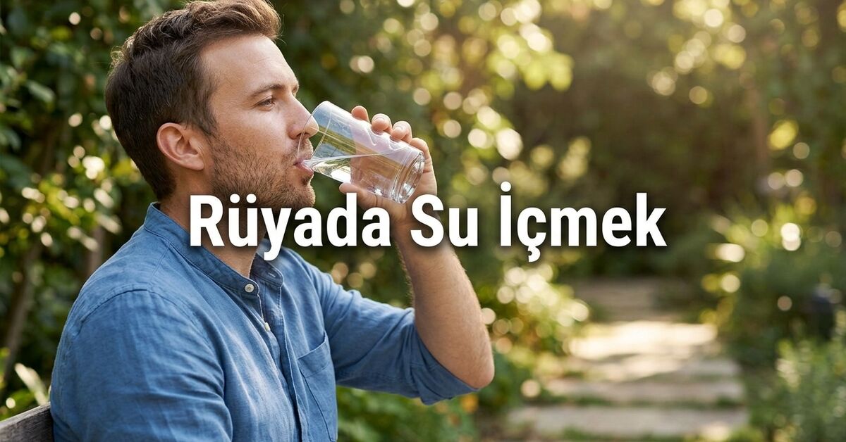 Rüyada su içmek ne anlama gelir? Çeşmeden, soğuk ve tuzlu su içmek