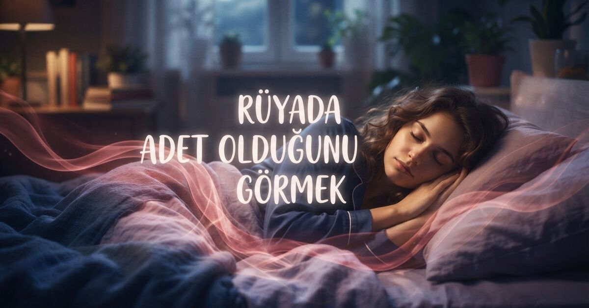 rüyada adet olduğunu görmek ne anlama gelir?