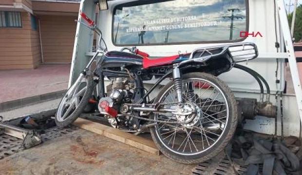 Burdur'da dur ihtarına uymayan motosikletliye 543 bin TL ceza