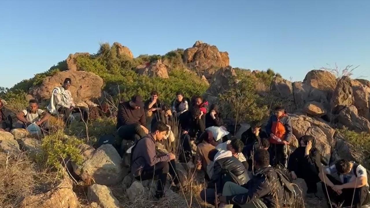 Muğla Bodrum'da 34 düzensiz göçmen yakalandı