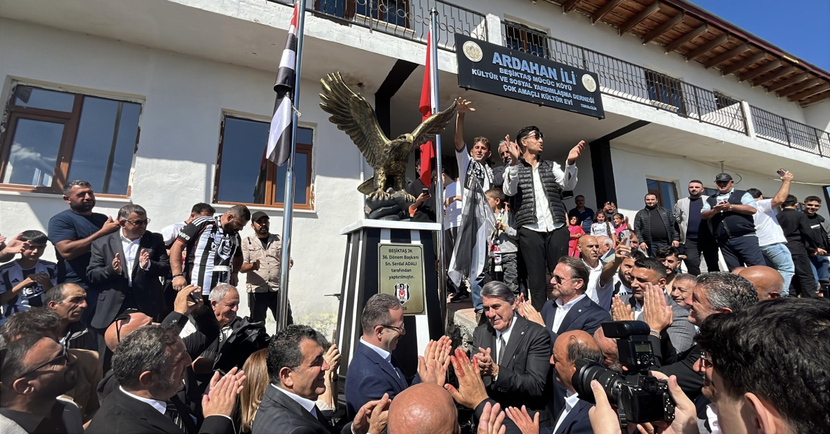 Ardahan Beşiktaş Köyü kartal heykeli açılışı yapıldı