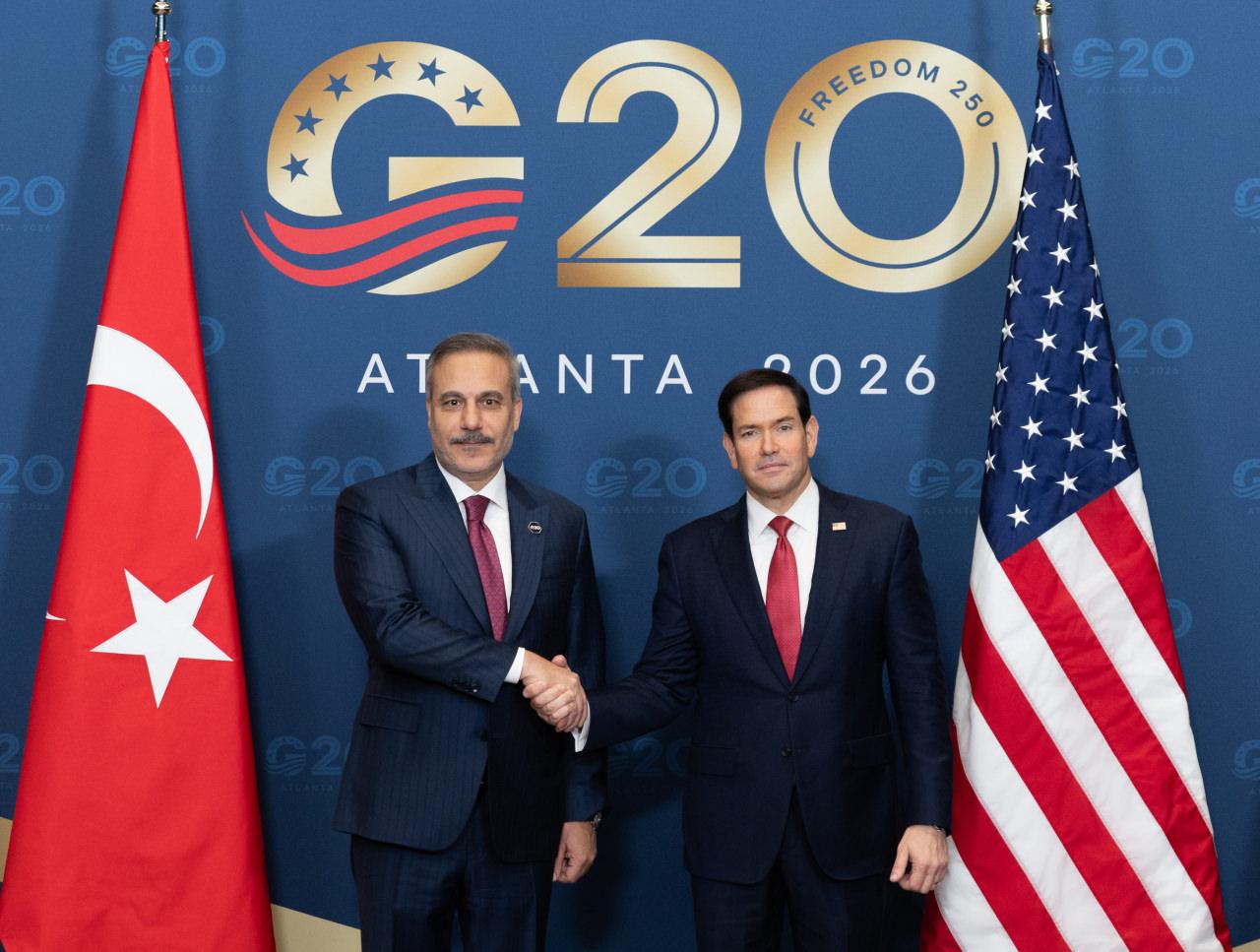Hakan Fidan, ABD Dışişleri Bakanı Rubio ile görüştü