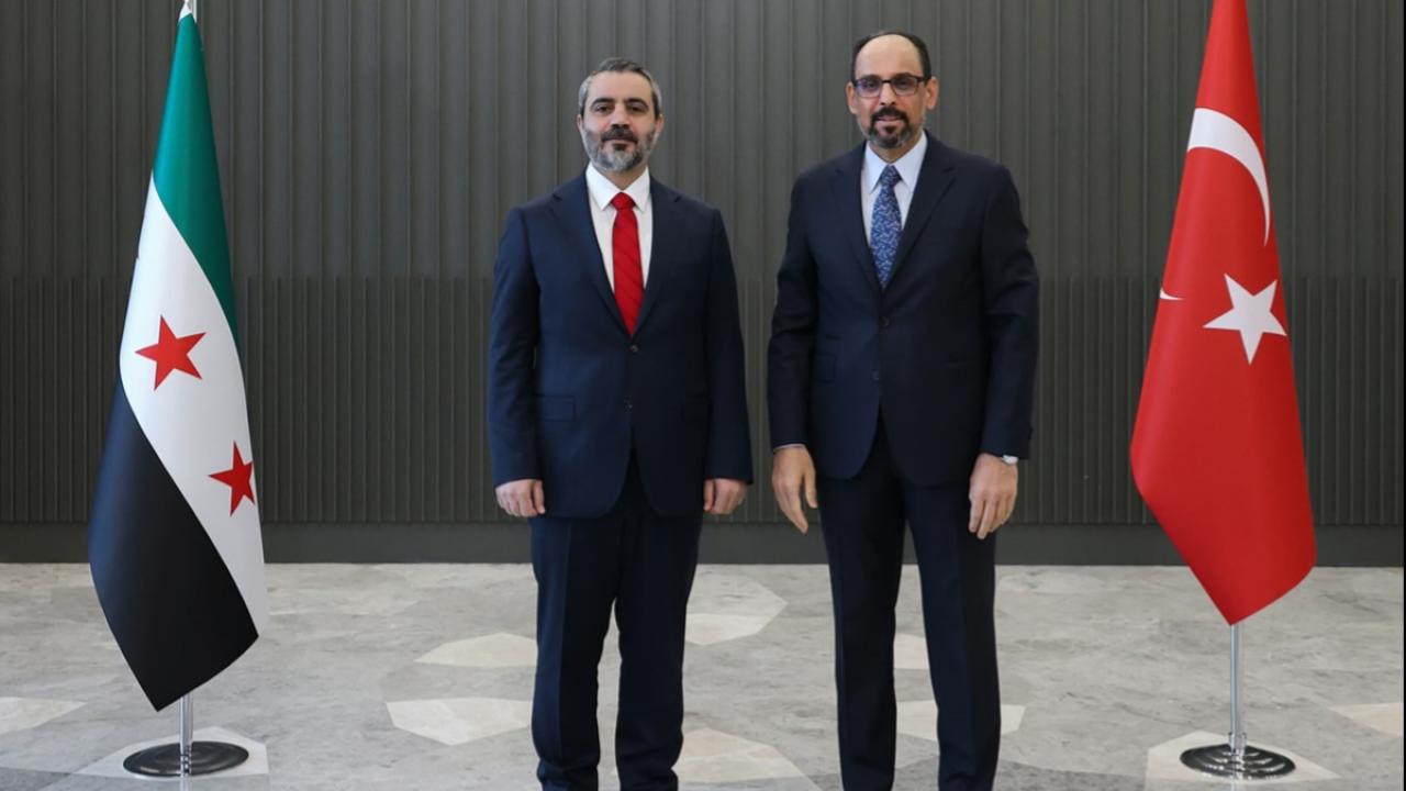 MİT Başkanı İbrahim Kalın, Suriye Dışişleri Bakanı Şeybani ile Ankara'da görüştü