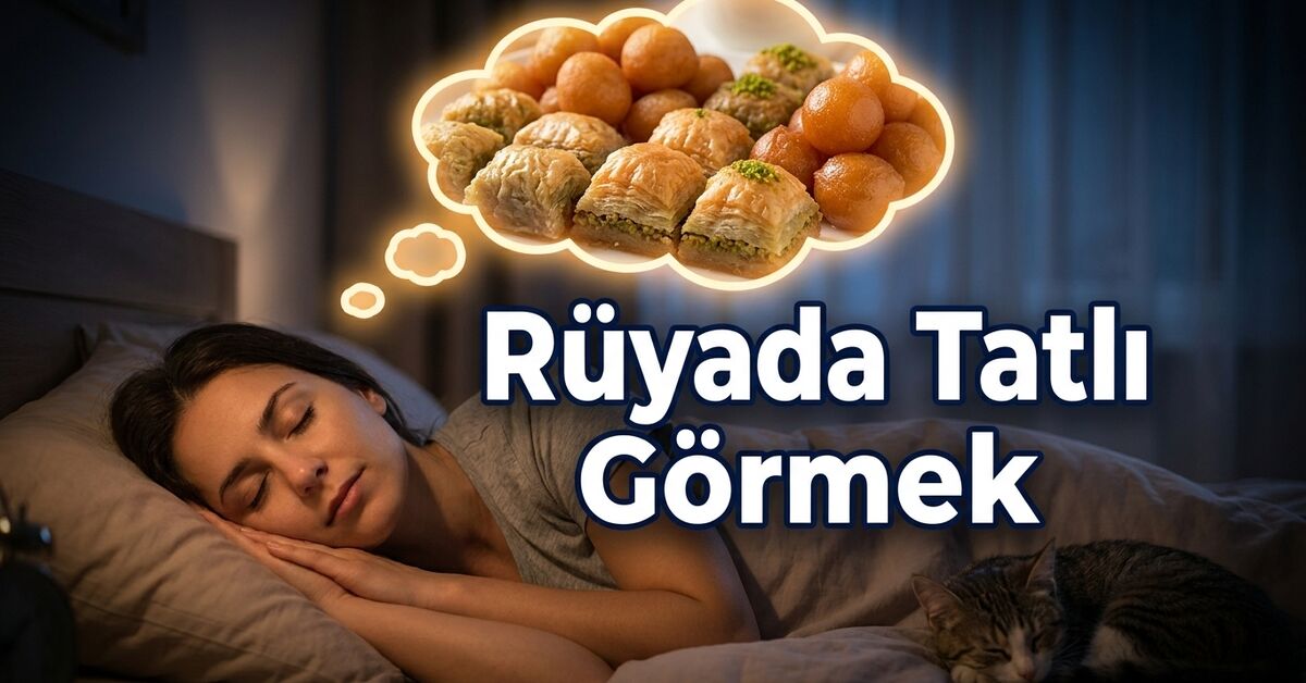 rüyada tatlı görmek ne anlama gelir?