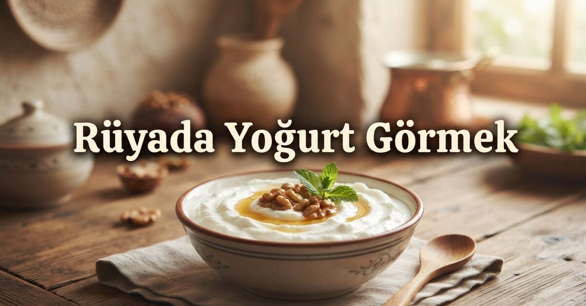 Rüyada yoğurt görmek ne anlama gelir?