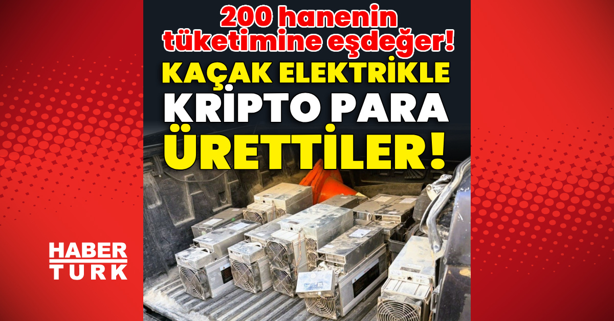 Mardin Nusaybin'de Kaçak Elektrikle Kripto Para Üretimi