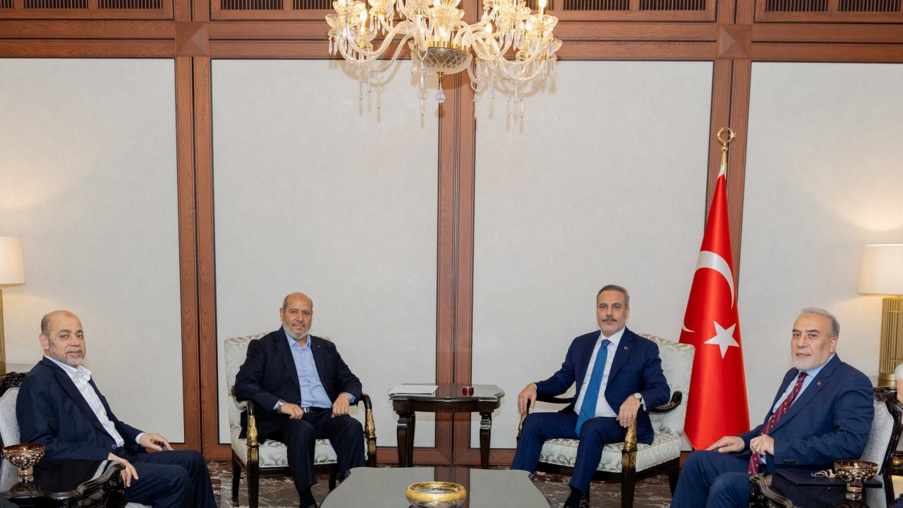 Dışişleri Bakanı Fidan, Hamas heyetiyle Ankara'da görüştü