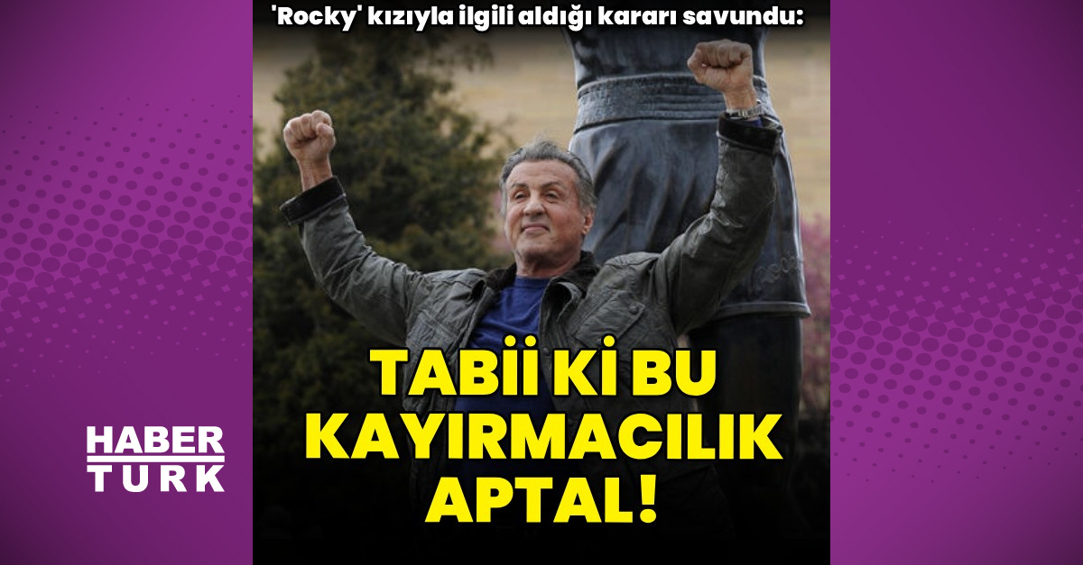 Sylvester Stallone kızını diziye sokmasını savundu