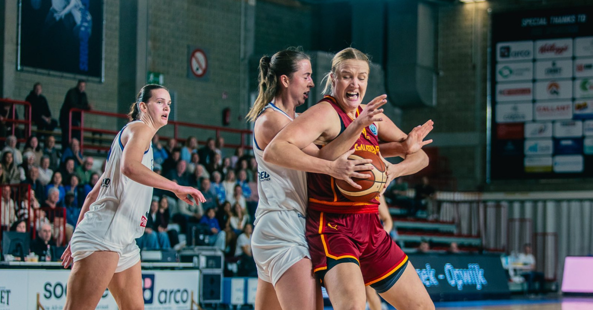Galatasaray Çağdaş Faktoring Mechelen'i 77-50 yendi