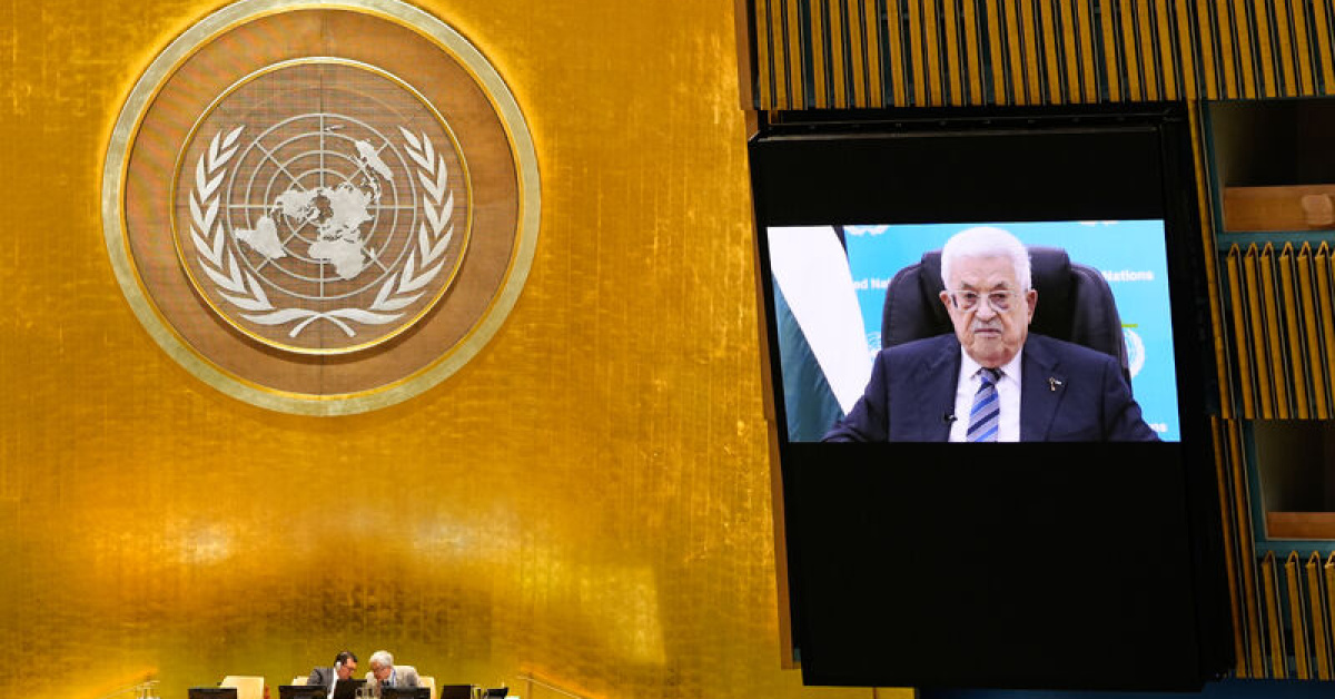 Abbas, BM Genel Kurulu'na video konferansla hitap etti