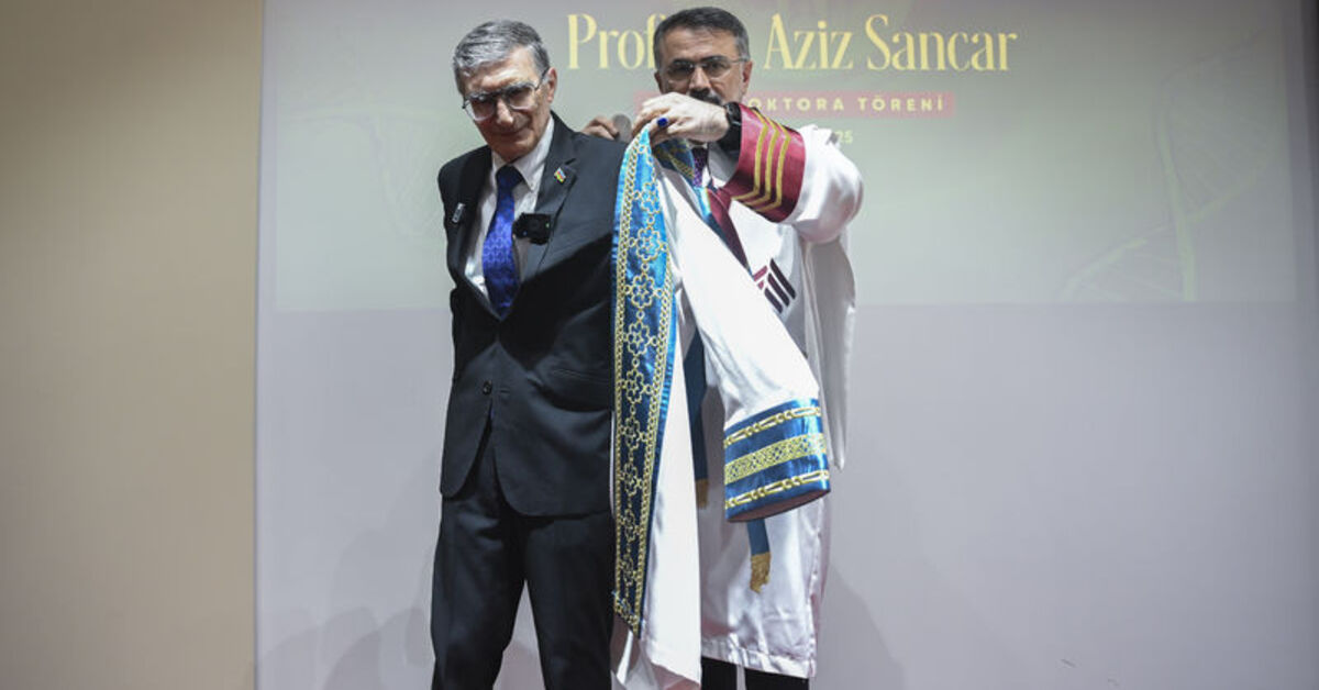Aziz Sancar'a fahri doktora: Şifremiz 1453
