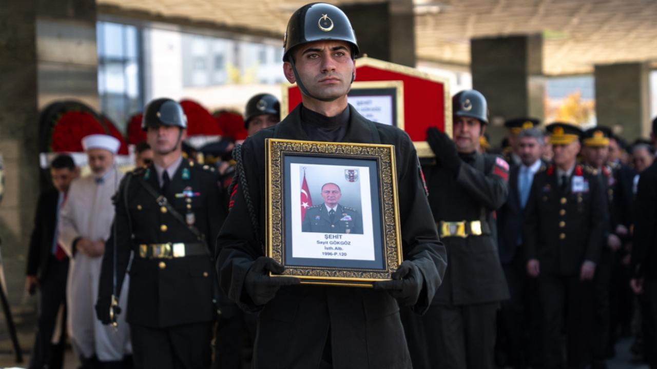 Şehit Albay Sayit Gökgöz Ankara'da son yolculuğuna uğurlandı