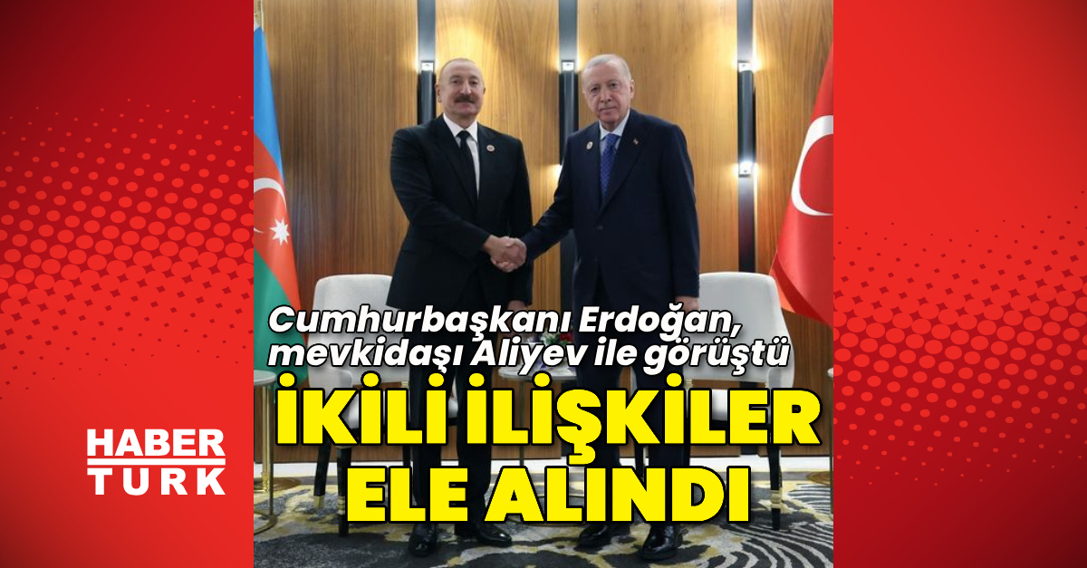 Cumhurbaşkanı Erdoğan ile Aliyev telefonda görüştü