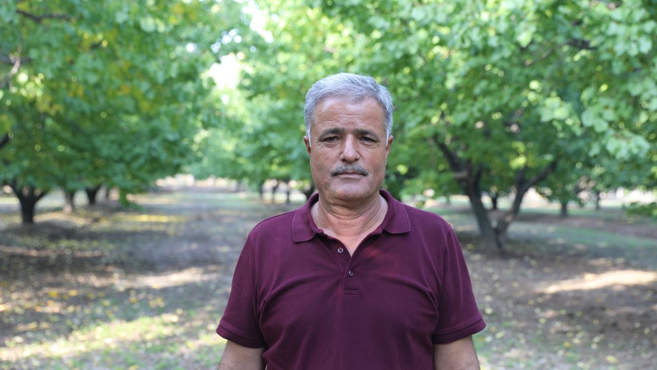 Iğdır'da Emekli Yener Aras Çorak Arazide Kayısı Bahçesi Kurdu