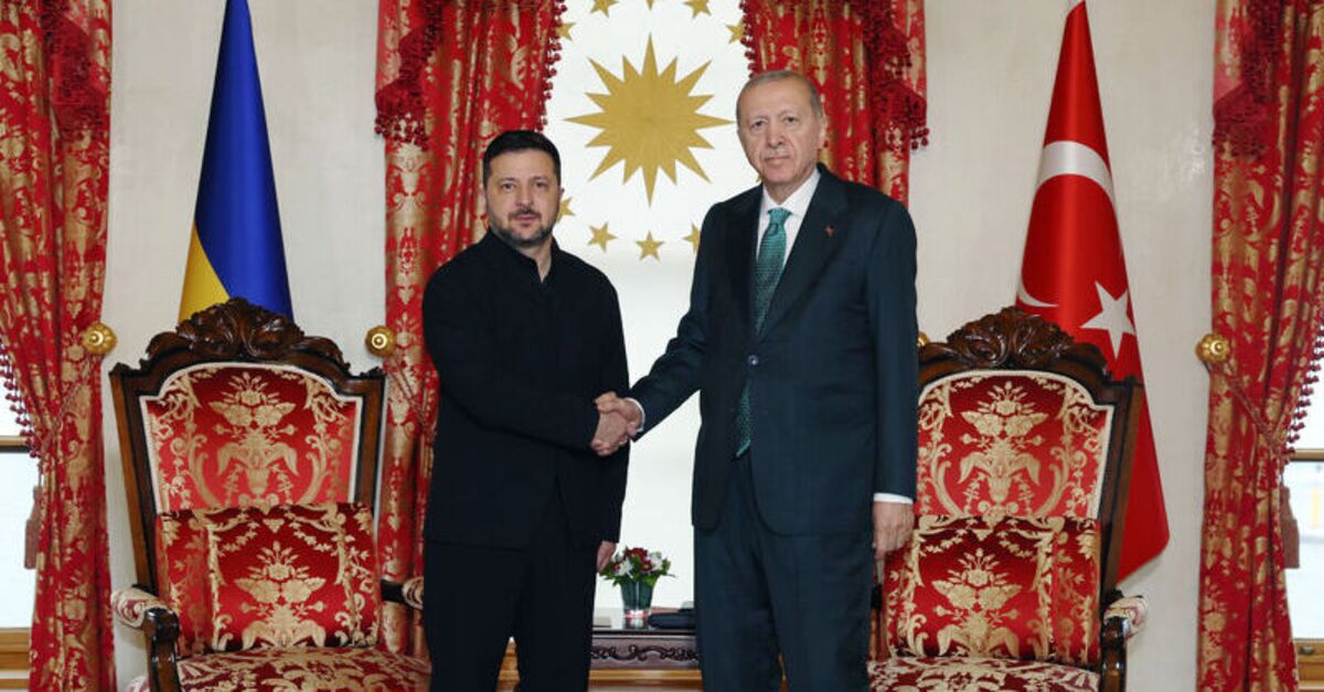 Cumhurbaşkanı Erdoğan, İstanbul'da Zelenskiy ile görüştü